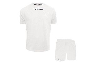 Παιδικό σετ ποδοσφαίρου Givova μονόχρωμο ΑΣΠΡΟ