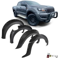 Προεκτάσεις Φτερών Πλαστικές  Ford Ranger T7 (2016-2019) - 4 Τμχ. - (42265)