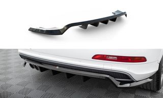 Διαχύτης (Diffuser) Σπόϊλερ Προφυλακτήρα Maxton Design Audi Q3 S-line 8U (2011 - 2014) - Μαύρο Γυαλιστερο - (AU-Q3-1-SLINE-SB-RD1G+RD2G)