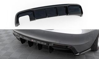 Διαχύτης (Diffuser) Σπόϊλερ Προφυλακτήρα Maxton Design BMW 1 M-Pack E82 (2007-2011) - Μαύρο Γυαλιστερό - ( BM-1-82-MPACK-C-RS1GO)