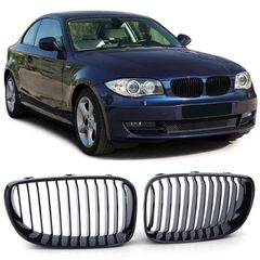 Μάσκες / Καρδιές Εμπρός BMW Σειρά 1 E81/E82/E87/E88 Facelift (2007-2011) Μαύρο Γυαλιστερό - (5211100JOE)