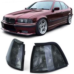 Set Φλας Εμπρός BMW Σειρά 3 (E36) - Sedan & Compact - Φυμέ - 2 Tμχ. - (11943)