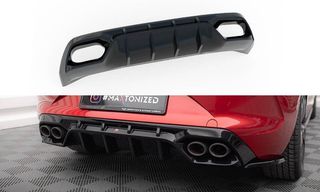 Διαχύτης (Diffuser) Σπόϊλερ Προφυλακτήρα Maxton Design Cupra Leon Hatchback Mk1 (2020 -) VZ - Μαύρο Γυαλιστερό - (CU-LE-1-RS1G)