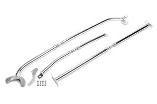 Σετ Μπάρες Θόλων Αλουμινίου TA Technix A3 (8L) / Seat Toledo & Leon (1M) / Skoda Octavia (1U) / VW Golf 4, Bora - Ασημί - Σετ 3 Τμχ. - (EVODSKITG4)