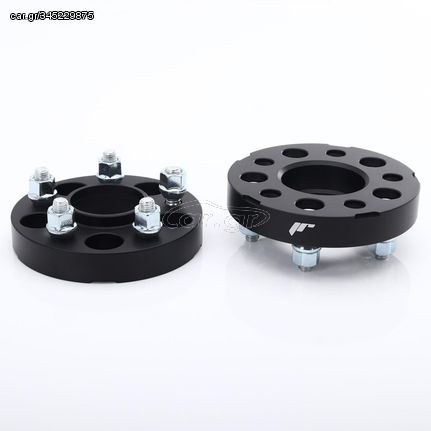 30mm Αποστάτες Τροχών Japan Racing Ford Ranger & Raptor (2AB) - Καρέ: 6x139,7 - Κέντρο: Φ93,1mm - Al 6065 - Μαύρο - 2 Τμχ. - (JRWA3-30MM-6Z-93BK)