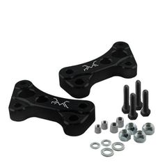 Lock Kit PMC Αντάπτορες Drift Ψαλιδιών BMW E36 - STAGE 2 (+25%) - Black- 2 Τμχ.- (AS2-E36C)