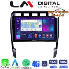 MEGASOUND - LM ZE8443 GPS Οθόνη OEM Multimedia Αυτοκινήτου για PORSCHE CAYENNE 2002>2011 (CarPlay/AndroidAuto/BT/GPS/WIFI/GPRS)