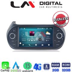 MEGASOUND - LM R8195 GPS Οθόνη OEM Multimedia Αυτοκινήτου για Fiat Fiorino, Citroen Piper (CarPlay/AndroidAuto/BT/GPS/WIFI/GPRS)