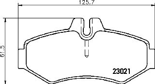 ΤΑΚ. MERCEDES SPRINTER 3-t  O   HELLA-PA  T1170 A0034204720