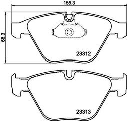 ΤΑΚ. BMW 5 (Ε60,Ε61),6 (Ε63),7 (Ε65,Ε66)  T1989 2339269 34112339273 6794919 34112339269 1763089 34116794919 2339273