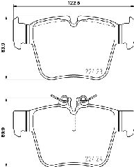 ΤΑΚ. MERCEDES C-CLASS (W205) 16  PAGID  T2567 A0004207803 0004207803 A0004208703 A0004208300 A0004205900 A0004205200