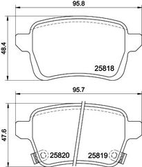 ΤΑΚ. FIAT 500L,TIPO 1.4,1.6D 16  O PAGI  T2703