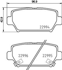 ΤΑΚ. MITSUBISHI ECLIPSE CROSS 1.5,2.2DiD  T2785 4605C012 4605B997
