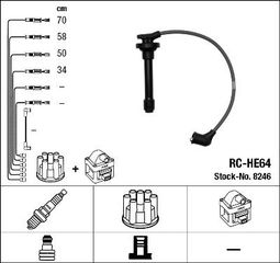 ΜΠΟΥΖΟΚΑΛΩΔΙΑ NGK  8246 32703PR3010 32722P72003 32701PR3010 32722P2T000 32702PR3010 32704PR3010 32722P30000
