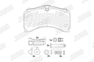 ΤΑΚΑΚΙΑ(O)-MB(CV) ACTROS MP2 MP3 MP4 MP5  2924405390 006420532072110 A0064201520 0064205320 0064201520 A0064205320