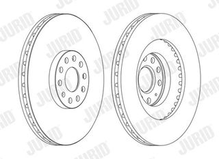 ΔΙΣΚ. VW GOLF VI 1.2 TSI 12 (345*30) ΤΕ  562239JC1 1K0615301AR 1K0615301M 1K0615301AB