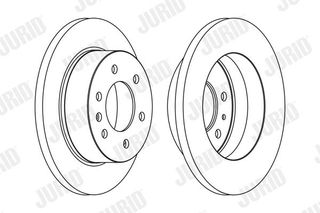 ΔΙΣΚΟΠΛΑΚΕΣ(REAR)(1PCS)-MB SPRINTER 3-T(  569137J