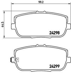 ΔΙΣΚΟΦΡΕΝΑ OΠ.MAZDA MX5 1.8 2.0 05-  P49044 68333396AA N2Y32648ZB NFY72648ZB NFY02648Z