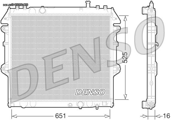 ΨΥΓΕΙΟ ΝΕΡΟΥ TOYOTA HILUX VII 2.5D 15 6  DRM50069