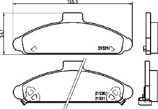 ΤΑΚ. HYUNDAI S COUPE 1.5 90-96  MDB1562