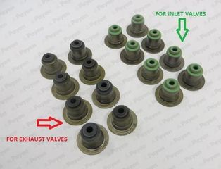 ΣΕΤ ΤΣΙΜΟΥΧΑΚΙΑ ΒΑΛΒΙΔΩΝ FORD-MAZDA-VOLV  HR5063 1151825 3S4G6A517AB 1206655 3S4G6A517AA 1S7G6A517BG 1S7G6A517BH 2283090 2283098