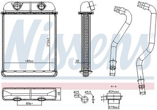 ΨΥΓΕΙΟ ΚΑΛΟΡΙΦΕΡ-VAG AMAROK(2HA…S7B) 2.0  707257 7L0819031A 95557232700