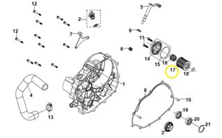 Φίλτρο Λαδιού Sym NH-T300 ABS E5 15400-N01-000-TW