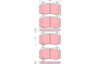 ΤΑΚΑΚΙΑ ΕΜΠΡ.(ΣΥΣΤ.BREMBO)  GDB3381