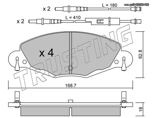ΤΑΚ. CITROEN C5 01-   TRUSTING   E  3410