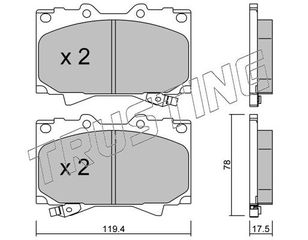 ΤΑΚ. TOYOTA LAND CRUISER 4.2 98-   E  4680