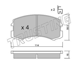 ΤΑΚ. MITSUBISHI LANCER VII 03-  TRUSTING  7520
