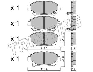 ΤΑΚ. TOYOTA IQ ALL 09-  E TRUSTING  8940