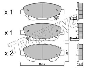 ΤΑΚ. TOYOTA VERSO 2.2 D-4D   O   TRUSTIN  8960