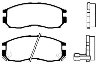 ΔΙΣΚΟΦΡΕΝΑ GALANT 91-ECLIPSE  BP5510 NB895072 MR205143 V9118M002 AY040MT004