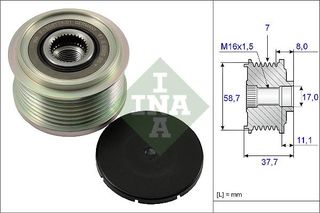 ΤΡΟΧΑΛΙΑ ΑΛΤΕΡΝΑΤΟΡ  535012810 AC1T10300CA AB3910300AE 1738113 AB3910300AF 7H1210300AA 6C1T10300CA 6C1T10300CB 270600L150 AB3910300AD 270600L060 AB3910300AG 5215796 270600L081 1800123 2321309 270600L0