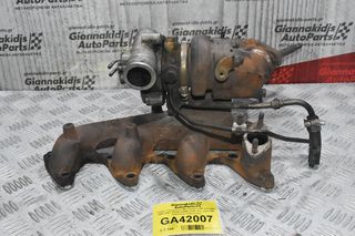 Turbo / Τουρμπίνα Mitsubishi L200 2.5 4D56 1997-2001 28200-42540 (Λάδι και νερό)