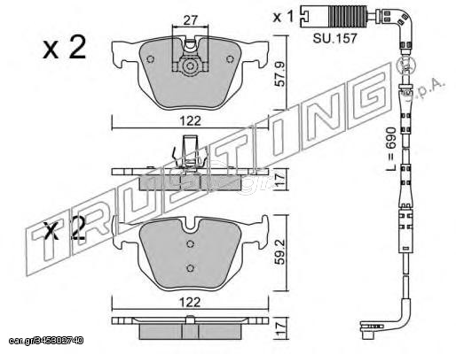 ΤΑΚ. BMW 5 E60-E61-E63 DEX  O  6600W