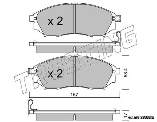 ΤΑΚ. NISSAN NAVARA 2.5 DCI,KOLEOS 2.5 08  8350