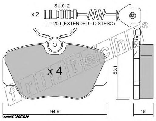 ΤΑΚ. M S 190 W201 1.8-93 FRITECH E  0430W