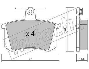 ΤΑΚ. A R-AUDI-FIAT-LAN FRITECH  Ο  0500 4A0615415C 443698451C 443615415S 443698451A 4D0698451G 4D0615415 9939503 437698451 447698451AA 9945629 9941873 82444382 859698451 443615415P 443698451B 9945750