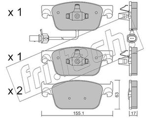 ΤΑΚ. AUDI A4,A5 1.4 TFSI 16  Ε  FRITECH  11250 8W0698151AF 8W0698151BH 8W0698151K 8W0698151J 8W0698151AG 8W0698151AB 8W0698151Q 8W0698151AA 8W0698151BG