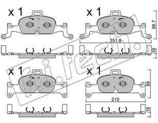 ΤΑΚ. AUDI A4,A5,Q5 2.0 TFSI 16  E  FRIT  11260 8W0698151M 8W0698151L 8W0698151AQ 8W0698151BC 4K0698151AB 8W0698151AC 8W0698151BB 8W0698151AD 4K0698151E