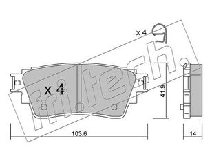 ΤΑΚΑΚΙΑ(REAR)-MITSUBISHI ECLIPSE CROSS(G  11600 4605B989S1