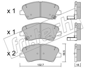 ΤΑΚ. KIA RIO IV ALL 17  E   FRITECH  11670