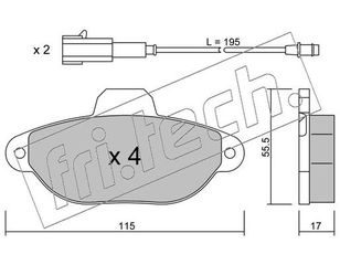 ΤΑΚΑΚΙΑ-FORD KA 1.0 08- (FRONT)  1623