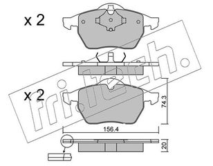 ΤΑΚ. AUDI-SEAT-SKODA-VW FRITECH  E  1882 8N0698151 3A0615116A 3A0615116B 3A0615151A 3A0615151 3A0698151 3A0698151A 1J0698151L