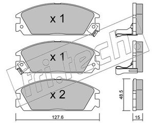 ΤΑΚ. HONDA INTEGRA 1.6  FRITECH  E  2461 45022SD2505 45022SE0A01 45022SE0507 45022SE1911 45022SE0515 45022SE0930 45022SE0A11 45022SD2A11 H4502SE0003 45022SE0307 45022SE0315 45022SE0325 45022SD2A12 450