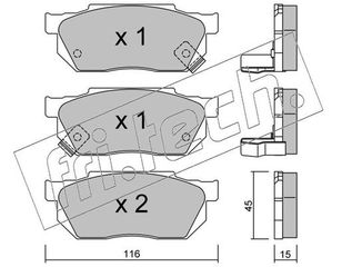 ΤΑΚ. HONDA CIVIC 1.5 -95 FRITECH E  2561 45022SR3516 45022S3YA10 06450S3YA10 45022SH3N30 45022SB2671 H4502S50003 45022SB2A00 45022SAA000 45022SH2A02 45022SB0526 06450SAA000 45022SR3506 45022S50000 064