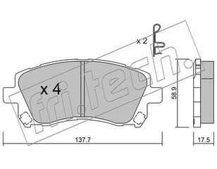 ΤΑΚ. SUBARU FORESTER 2.0 FRITECH E  3050 26296AE020 26296AE080 26296AF020 26296AC030 26296AE081 26296AC060 26296AE100 26296AC200 26296AC050 26296AE141 26296AE140 26296AC070 26233AE000 26296AC041 26296