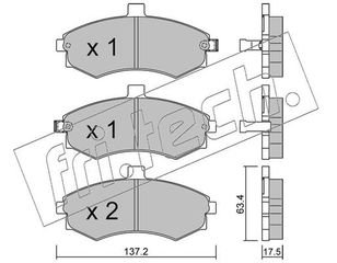 ΤΑΚ. HYUNDAI           FRITECH  E  5200 581012SA31 581012DA60 5B1012DA31 5810117A20 5810117A10 581012DA40 581012DA30 581012DA31 581012FA01 581012DA40AT